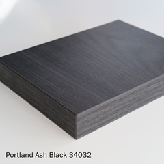 Bordplade - Portland Ash Black 34032