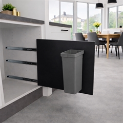 Affaldsspand 10 liter - Københavner - Ophængsbeslag - Smal Montering 