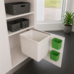 Affaldssystem -Udtræk-Byg-selv-3-pande-22,4L