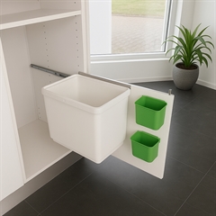 Affaldssystem -Udtræk-Byg-selv-3-pande-22,4L