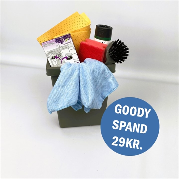 Goody Spand - spand og indhold - (Værdi over 100 kr.)