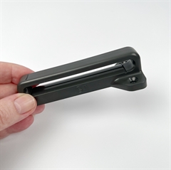 Glideskinne til Tandem højskabsudtræk - 2 stk. antracitgrå