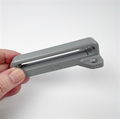 Glideskinne til Tandem højskabsudtræk - 2 stk. lys grå