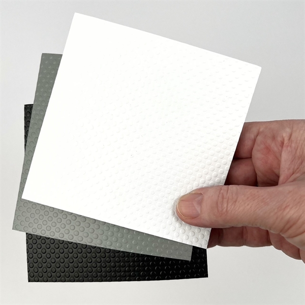 Kraftig gummimåtte til 3/4 karrusel, hvid, grå eller sort - vareprøve