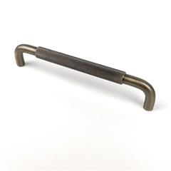 Bøjlegreb "Riflet" antik bronze aluminium 160 mm