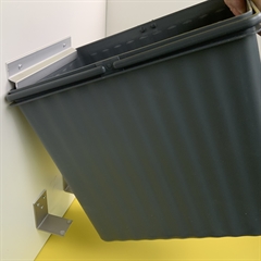 Lux affaldsspand 16 L + ophængsbeslag til smal montering
