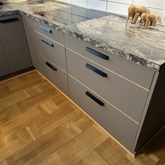 Bordplade - Grey Cipollino Marble 0093