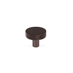 Østerbro - Møbelknop i bruneret messing med diamond cut 30mm