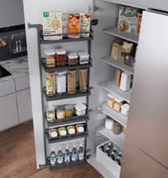 Kesseböhmer Tandem Side III Udtræk til 60 cm låge Antrazit Style - inkl. 6 kurve