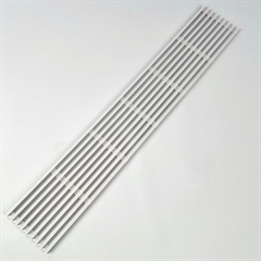 Udluftningsrist med velcro 596x100 Hvid plast