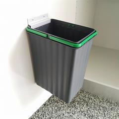 Lux affaldsspand 7,5 liter + ophængsbeslag til smal montering