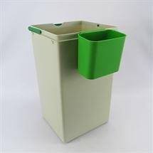Lux affaldsspand 14l med lille grøn Eico spand - kan tilkøbes