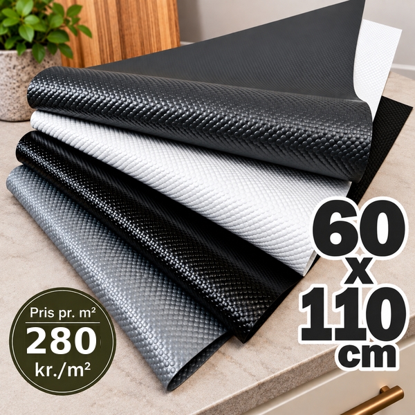 Gummimåtte til skuffe og skab 600 x 1100 mm. - Gummimåtter - Overskabe - Indretning - Køkken