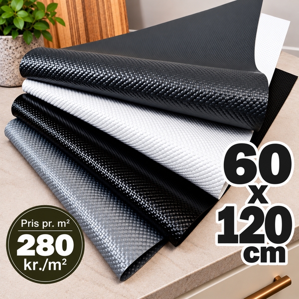 Gummimåtte til skuffe og skab 600 x 1200 mm. - Gummimåtter - Overskabe - Indretning - Køkken