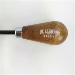 Retro syl 17 cm med mørk træhåndtag