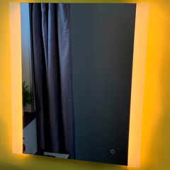 Loevschall VEGA SQUARE spejl med LED lys 70 x 60/80/100cm